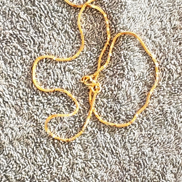 Glod Necklace Accessories - Beautiful Necklace 10K - 22"